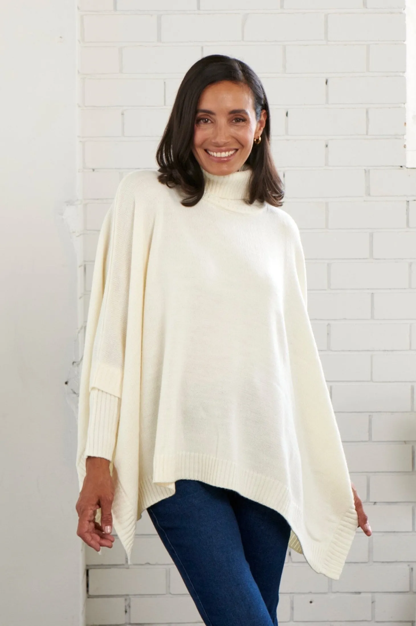 Sale Carolina Ada Knit Jumper Cream