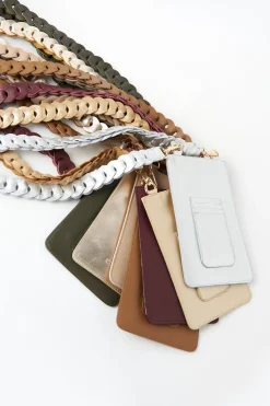 Best Carolina Adelina Mobile Phone Holder Burgundy Soft Leather