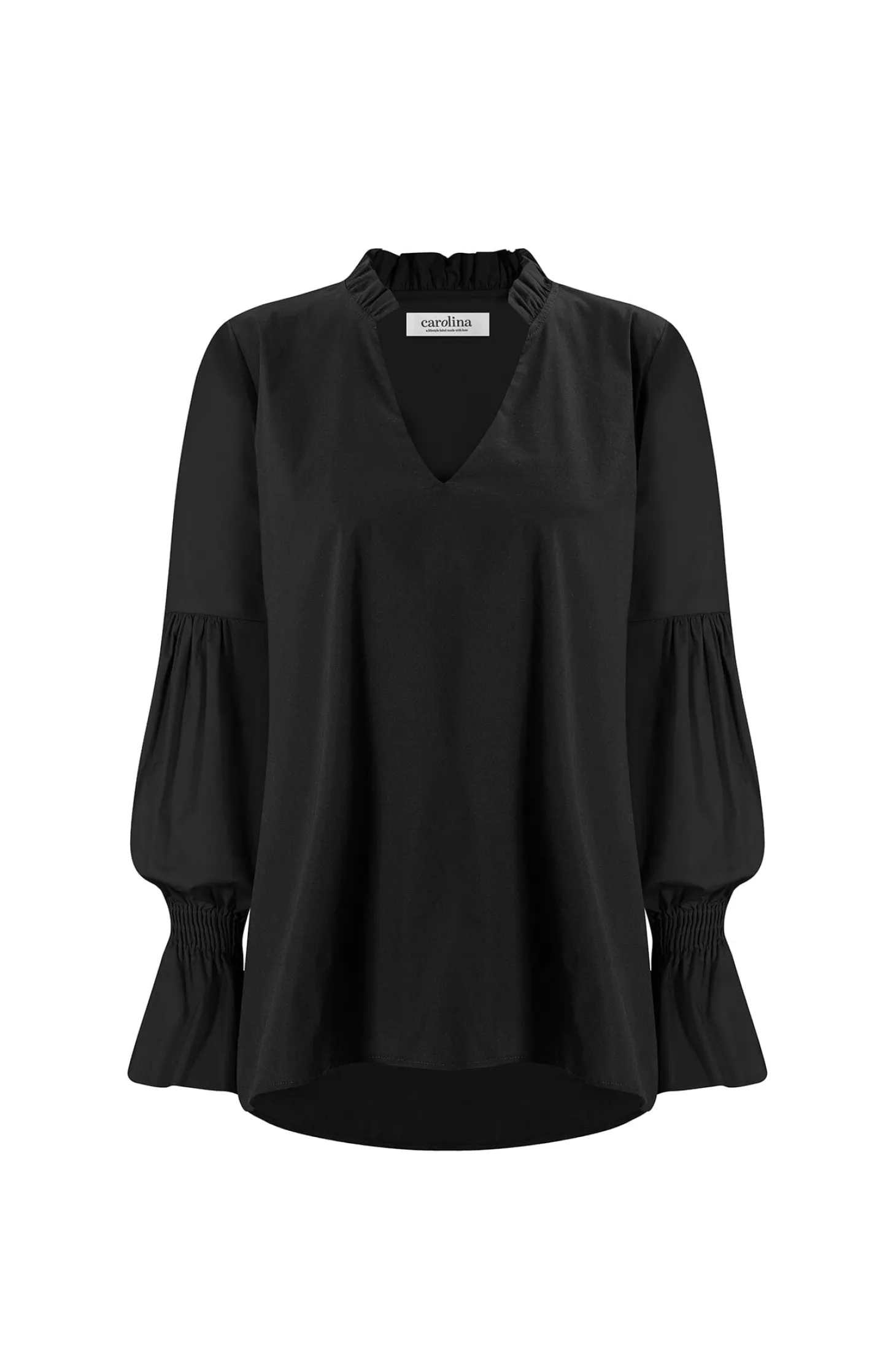 Clearance Carolina Alessandra Long Sleeve Top Black