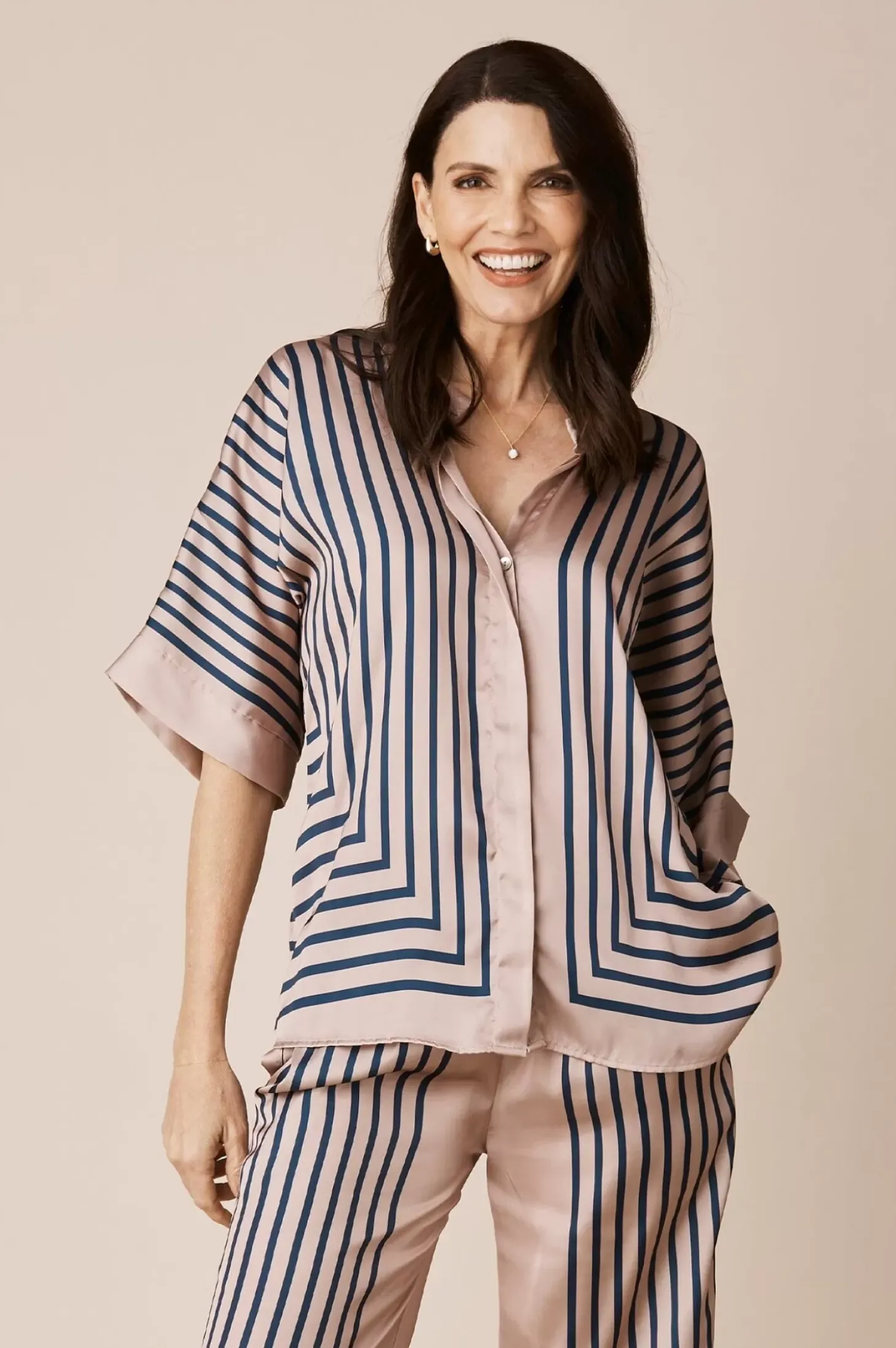 Sale Carolina Alma Short Sleeve Top Espresso