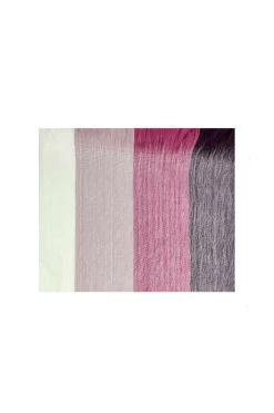 New Carolina Alpaca Wrap Striped Multi Colour Dusk