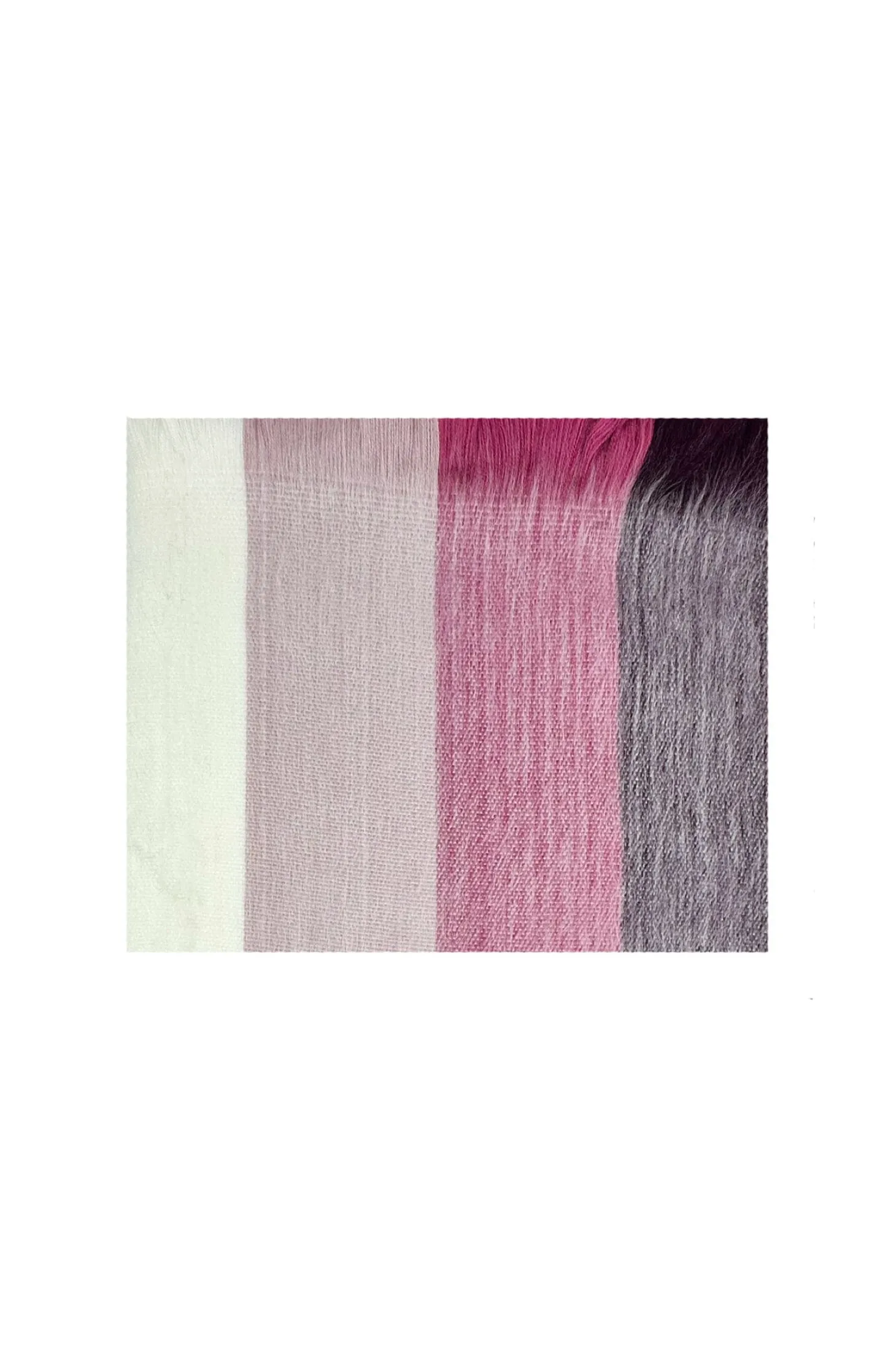 New Carolina Alpaca Wrap Striped Multi Colour Dusk