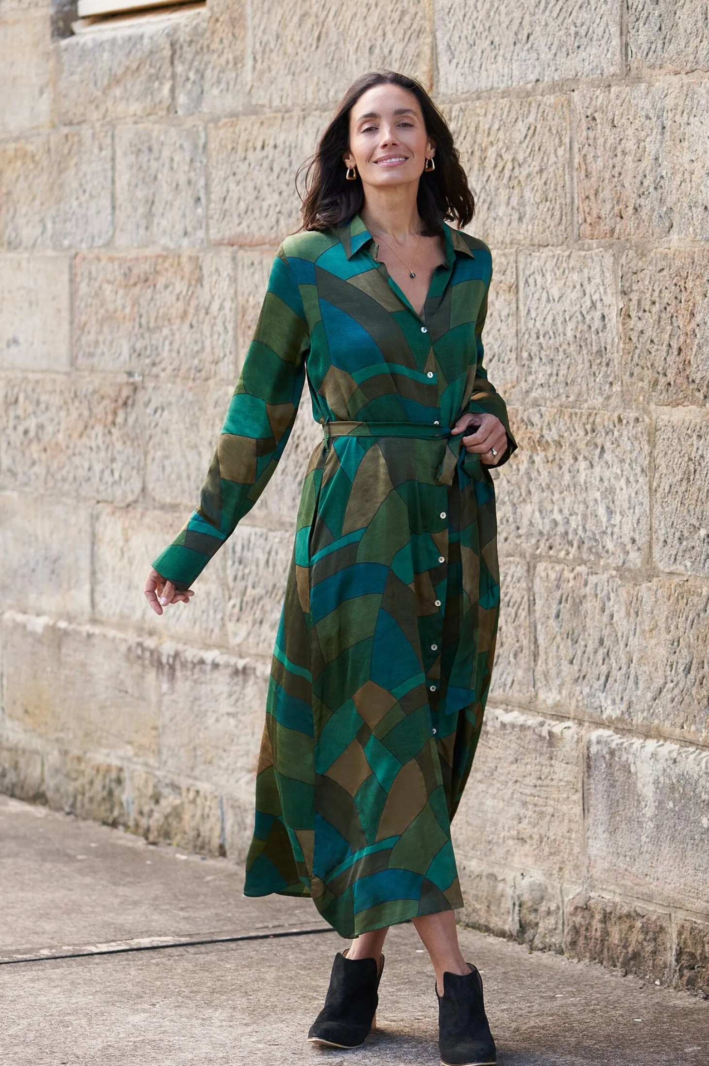 Cheap Carolina Amani Long Sleeve Dress