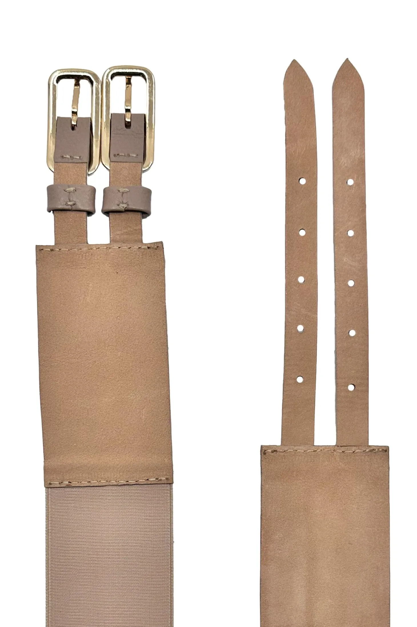 Store Carolina Amaya Elasticised Belt Nude