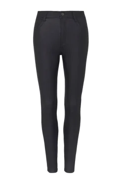 Shop Carolina Amber Coated Skinny Jeans Black