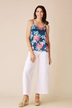 Shop Carolina Ana Camisole Top Bella Print Navy