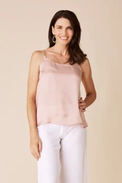 Cheap Carolina Ana Camisole Top Champagne