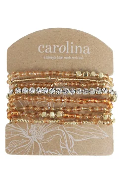 Cheap Carolina Andrina Bracelet Set Gold