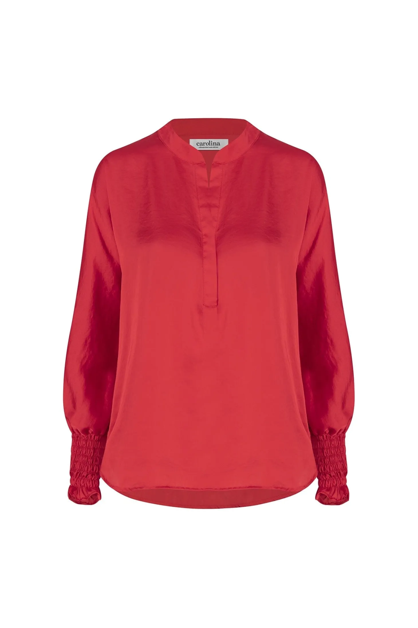Discount Carolina Angelina Long Sleeve Top Red