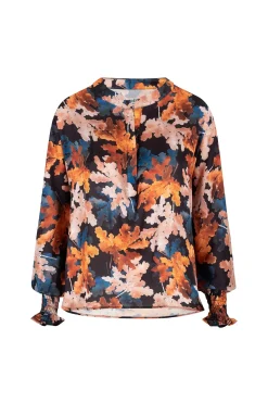 Best Carolina Angelina Long Sleeve Top Cassia Print