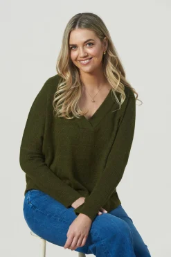 Sale Carolina Ashlee Jumper Olive