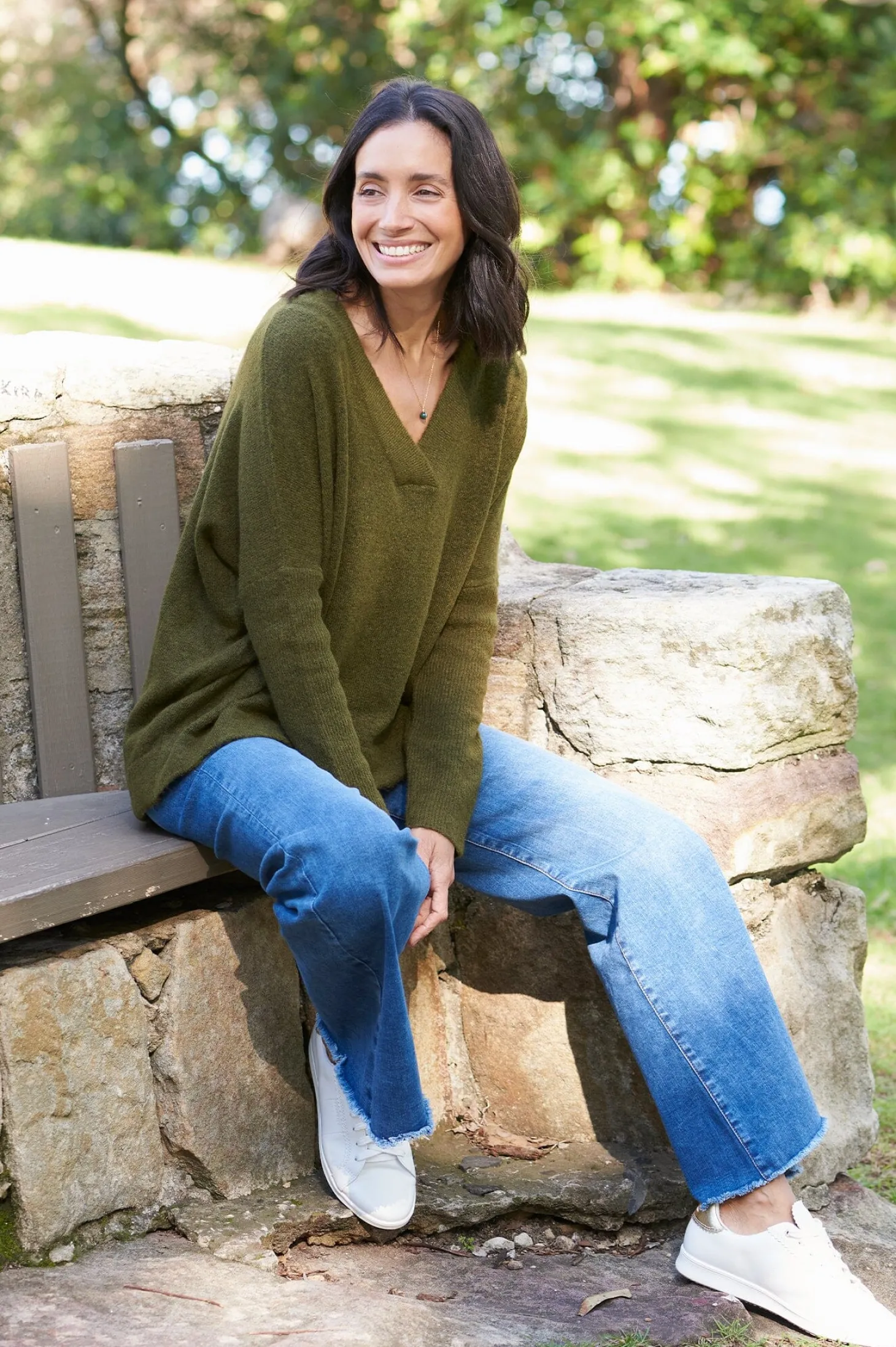 Sale Carolina Ashlee Jumper Olive