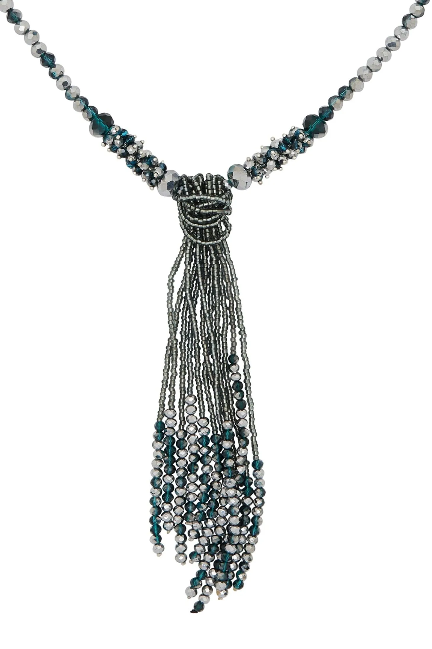 Flash Sale Carolina Avani Necklace Grey and Teal