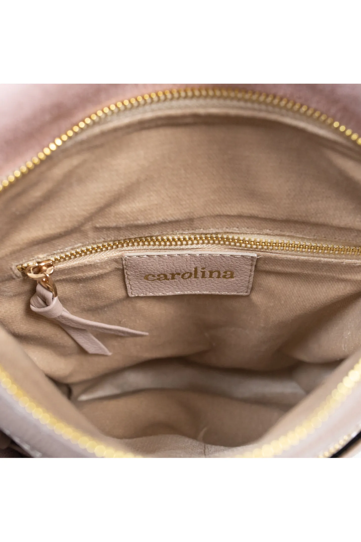 Cheap Carolina Barcelona Leather Handbag Nude Soft Leather