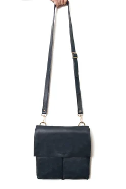 Online Carolina Barcelona Leather Handbag Navy Soft Leather-Pre Order