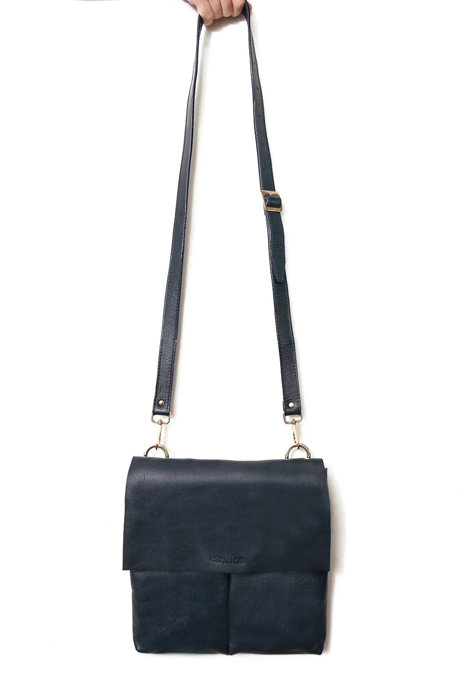 Online Carolina Barcelona Leather Handbag Navy Soft Leather-Pre Order