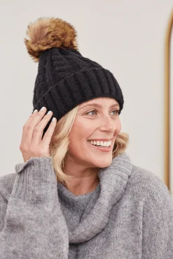 Hot Carolina Bethany Beanie Black