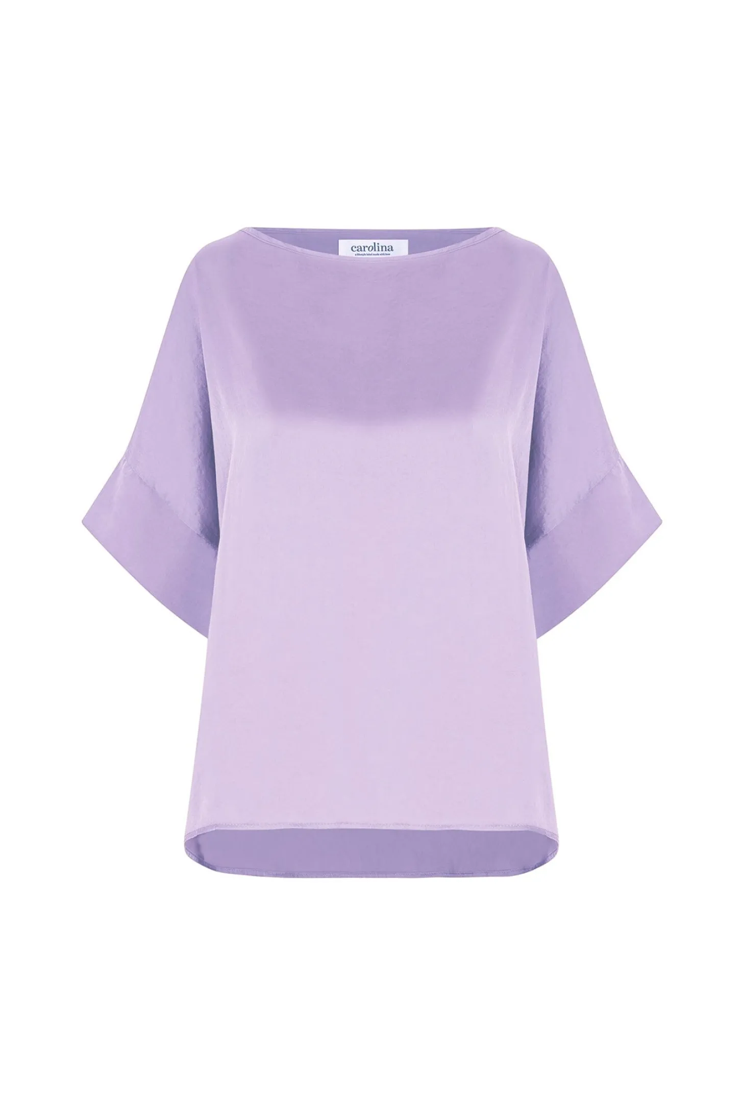 Discount Carolina Bianca Short Sleeve Top Lavender