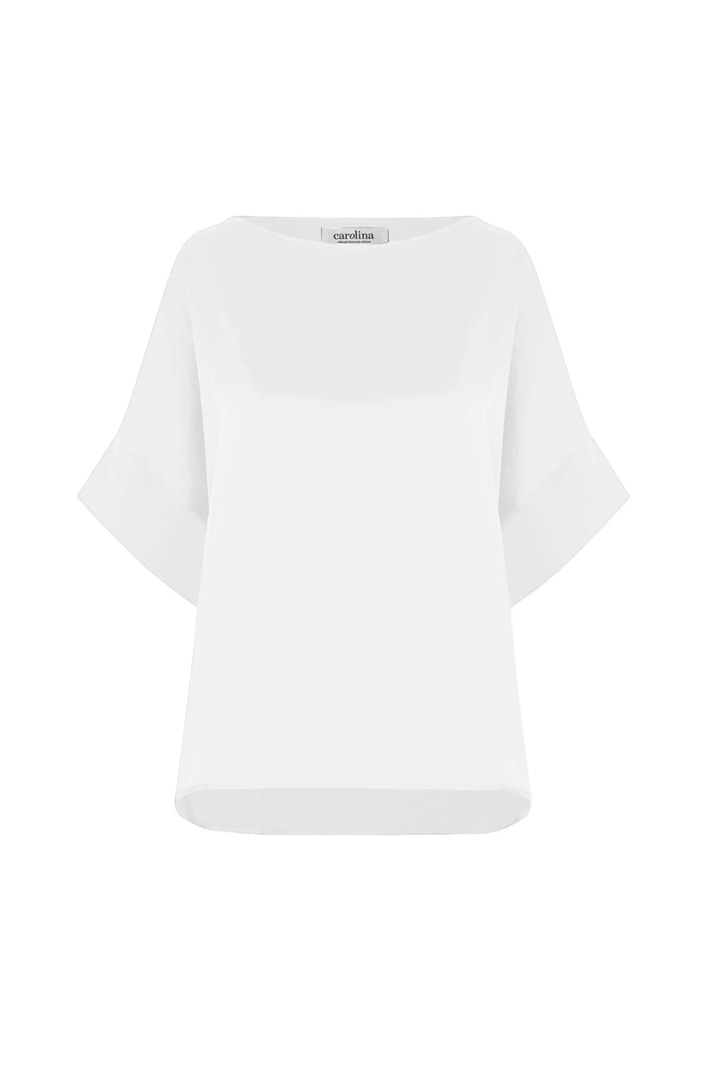 Cheap Carolina Bianca Short Sleeve Top White