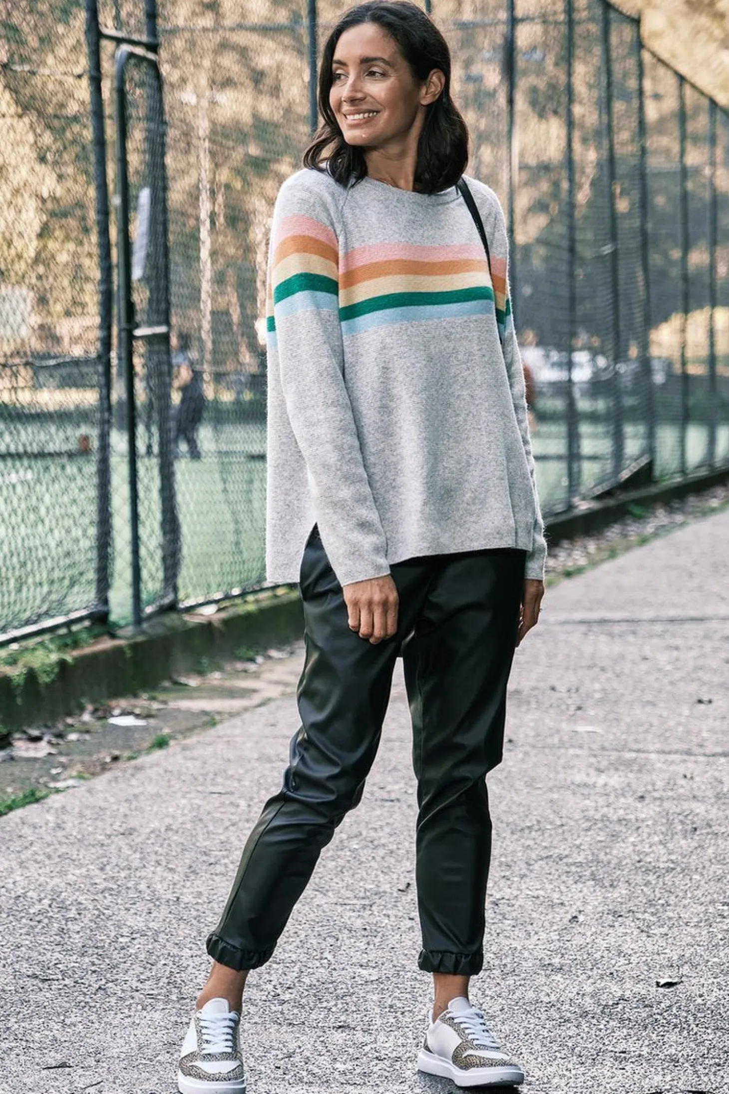 Clearance Carolina Billie Coated Jogger Black-Petite