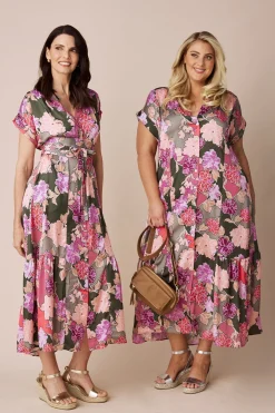 Flash Sale Carolina Brea Floral Dress