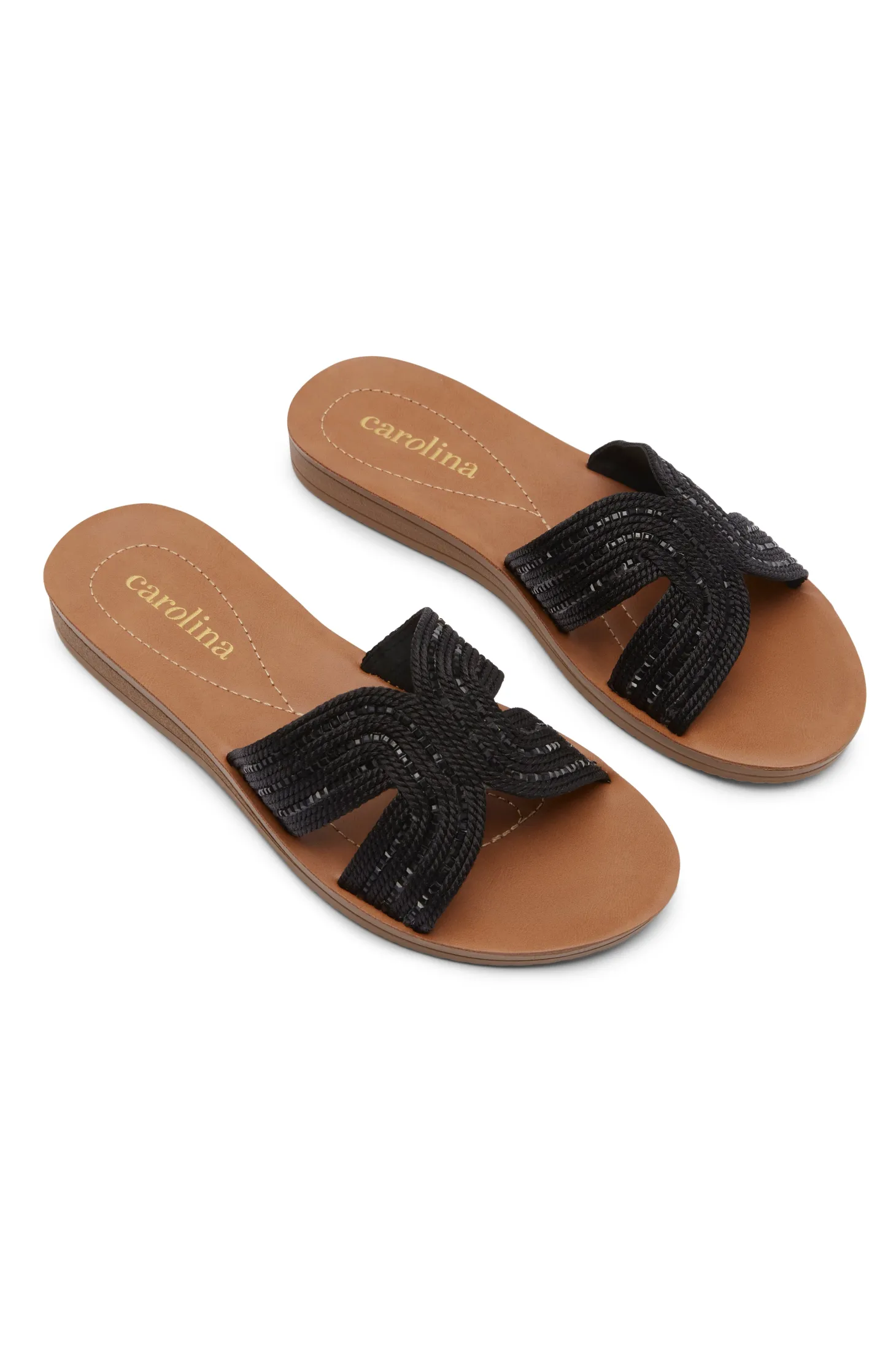 Best Sale Carolina Brianna Slides Black
