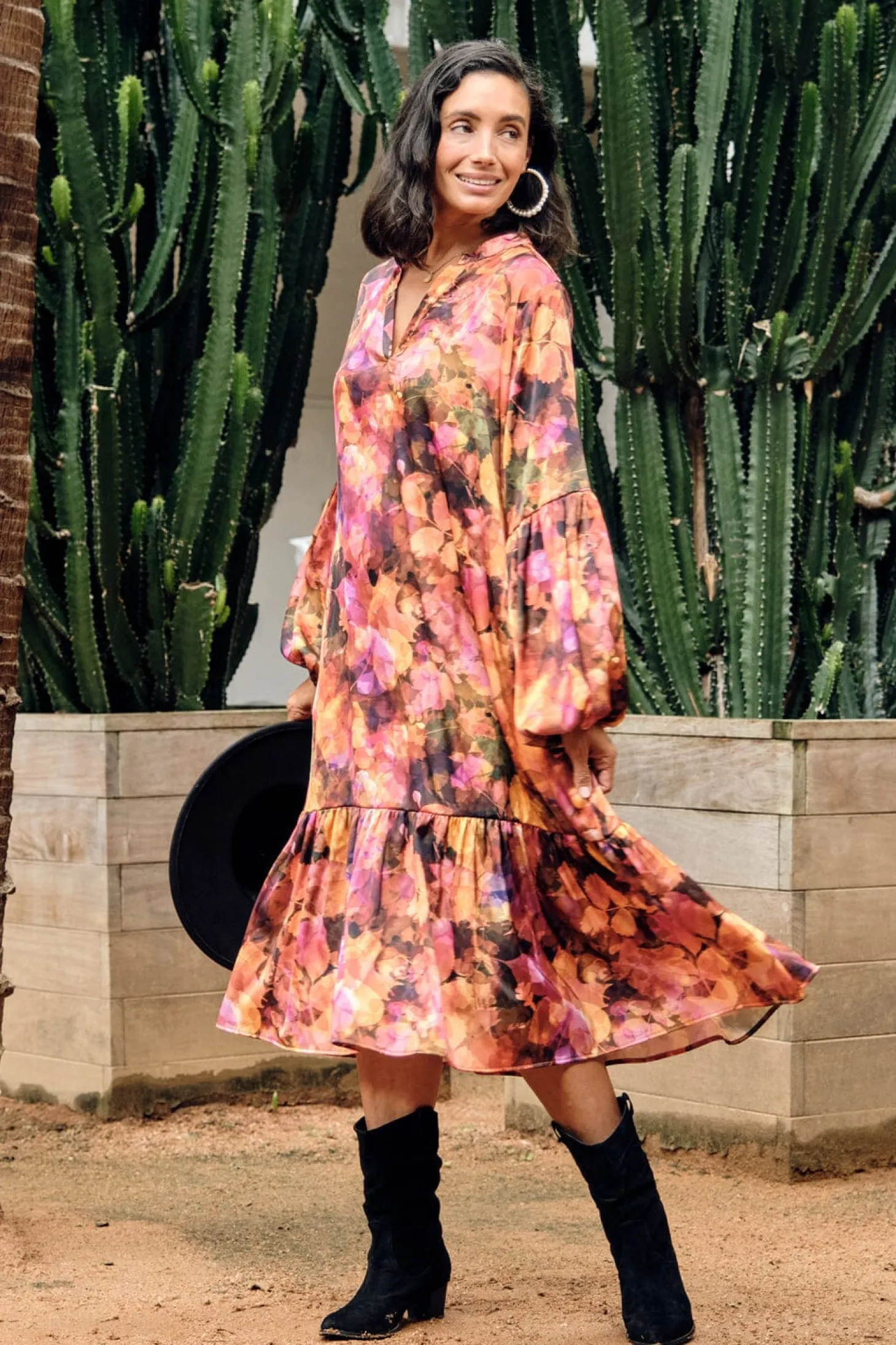 Best Carolina Calista Long Sleeve Dress