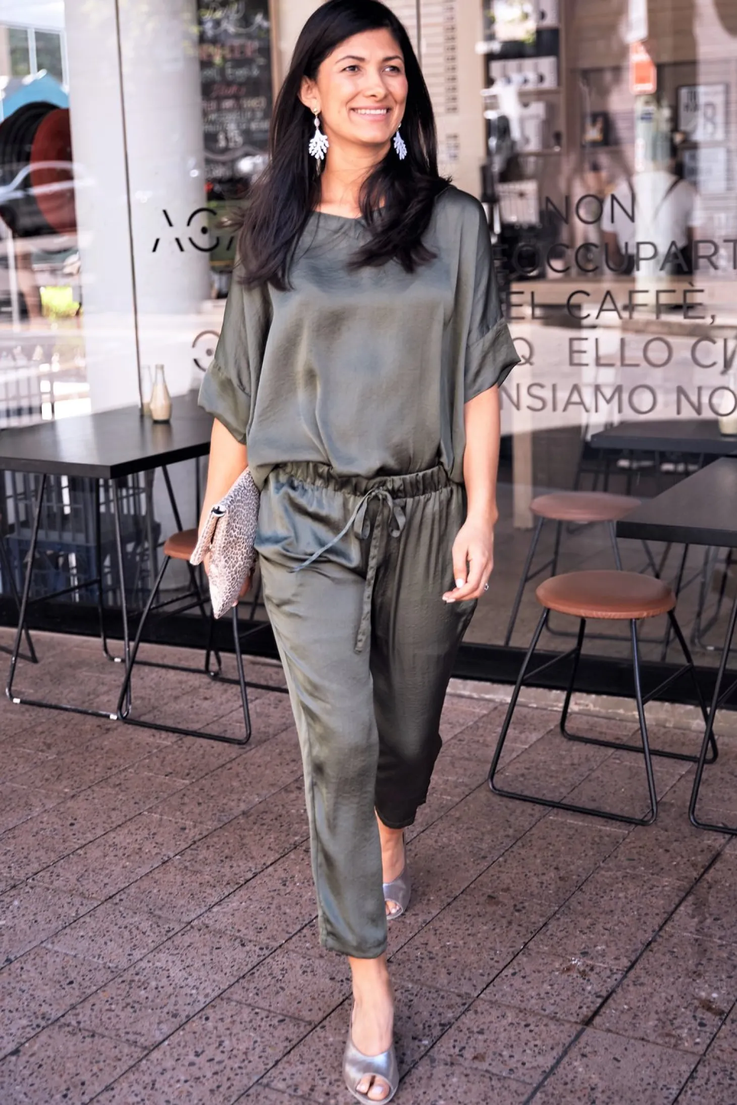 Fashion Carolina Camilla Pants Petite Olive