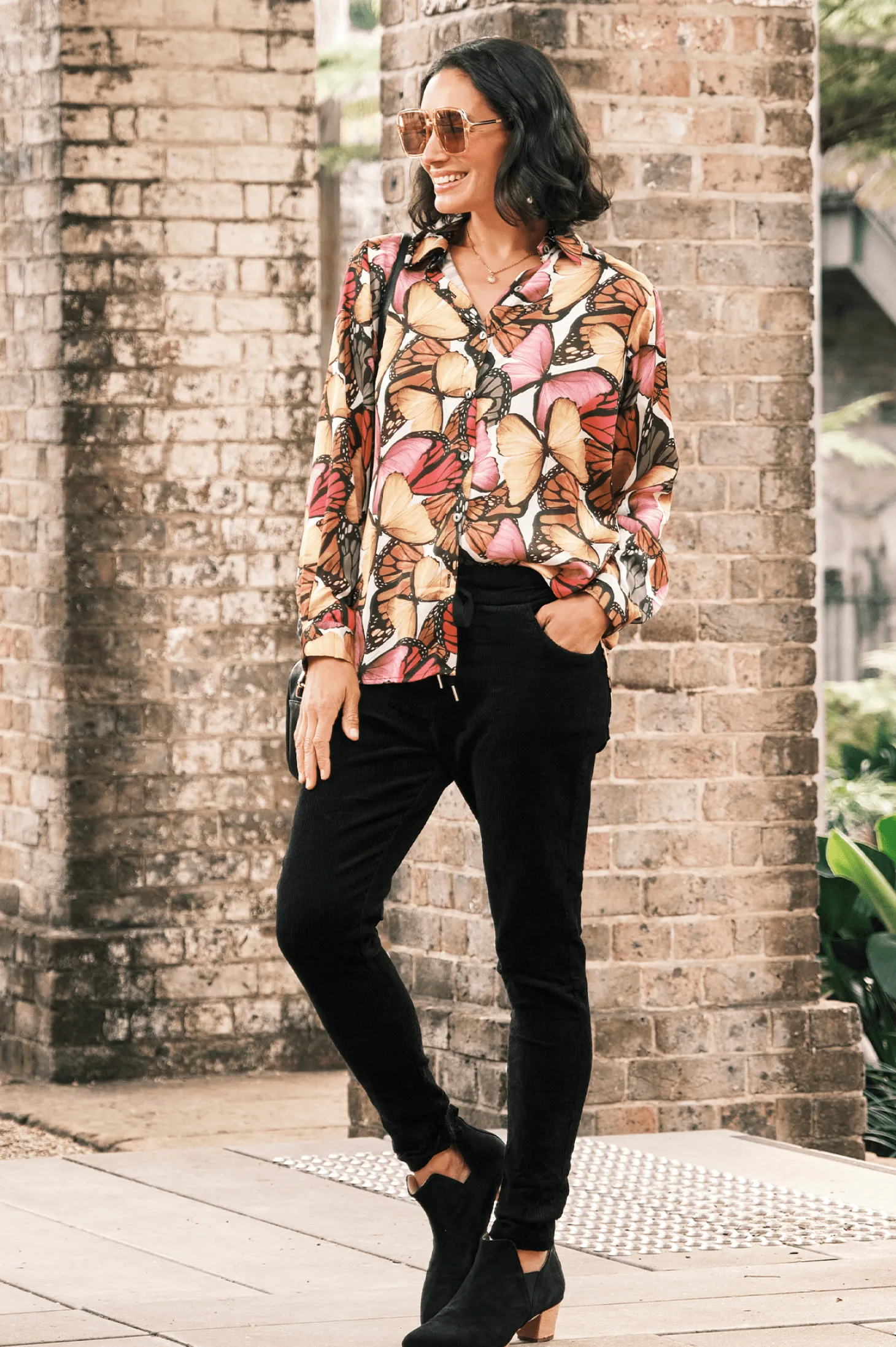 Sale Carolina Carina Long Sleeve Collared Shirt