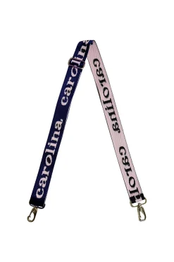 Cheap Carolina Bag Strap Navy and Pink