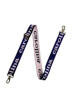Cheap Carolina Bag Strap Navy and Pink