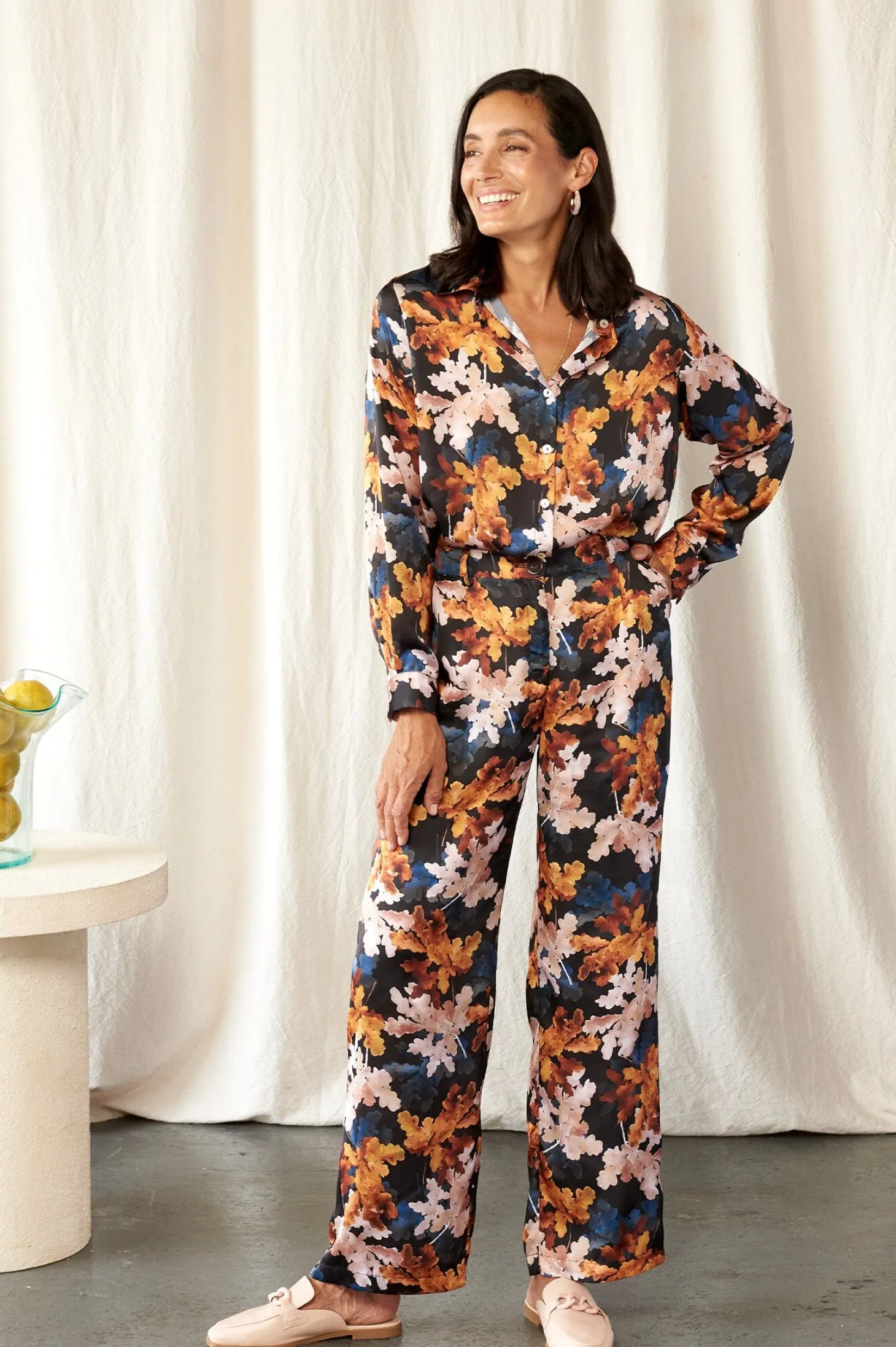 Fashion Carolina Cassia Print Pants