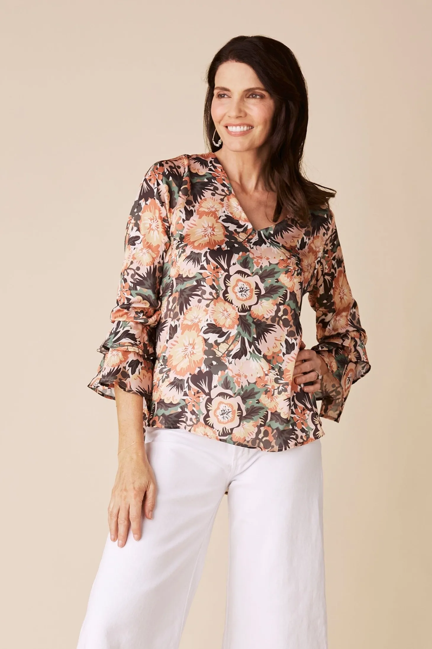 Outlet Carolina Claudia Long Sleeve Top