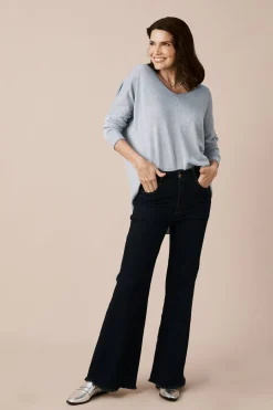 Clearance Carolina Colette Wide Leg Dark Denim Jeans