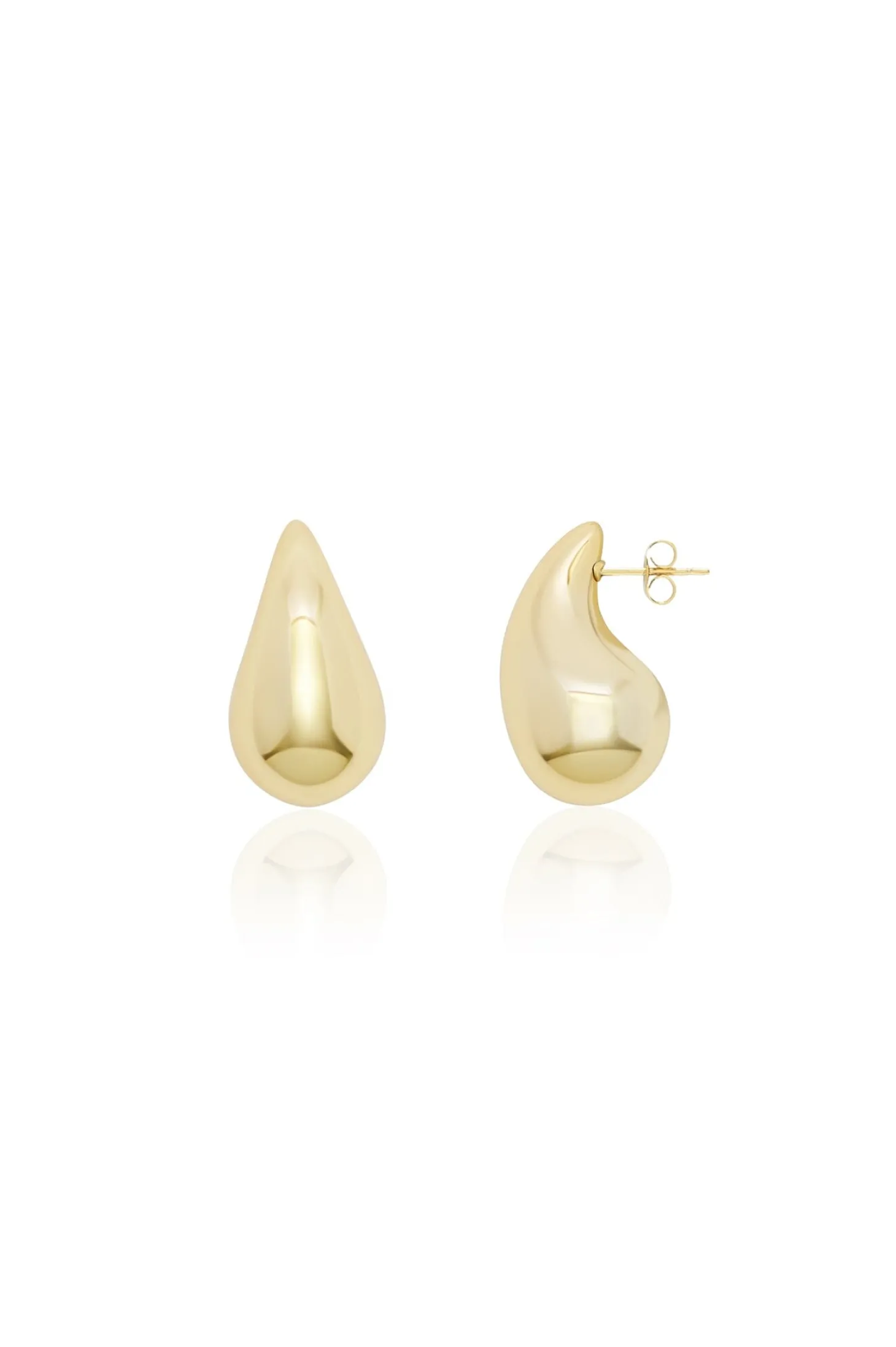 Best Sale Carolina Comma Earrings Gold