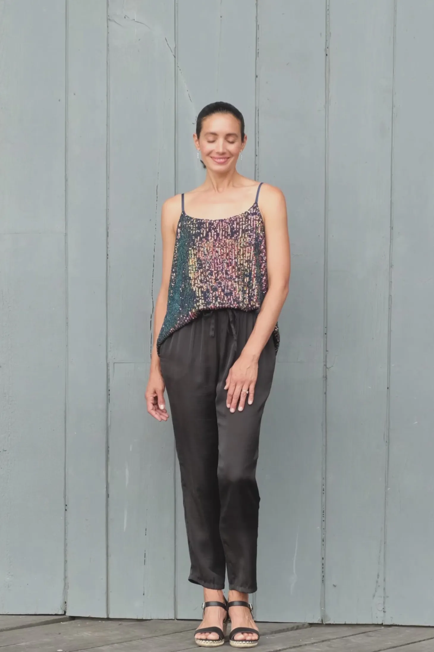 Hot Carolina Cynthia Ana Sleeveless Top Multi