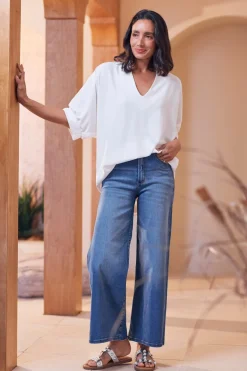 Outlet Carolina Delta Top White