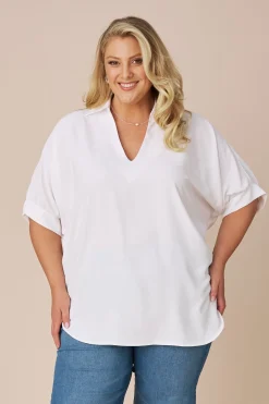 Outlet Carolina Delta Top White