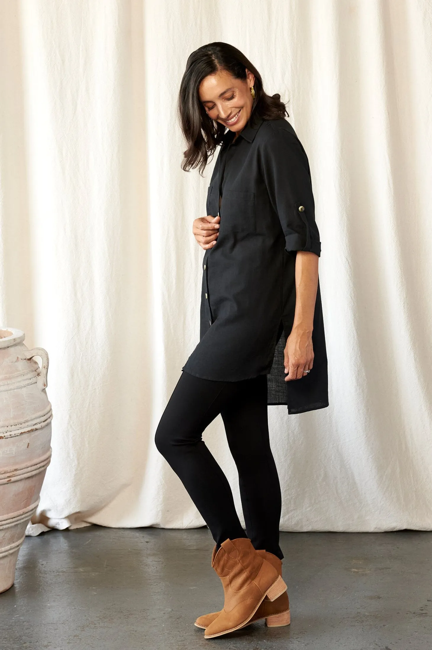 Sale Carolina Denver Dress Shirt Black