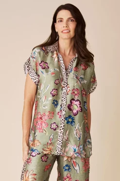 Cheap Carolina Eden Print Top-Pre Order