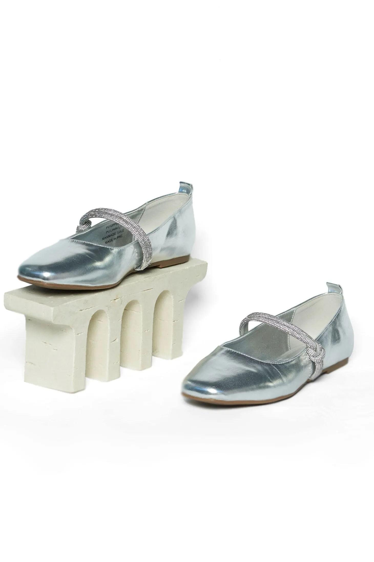 Best Carolina Elara Ballet Flats Silver