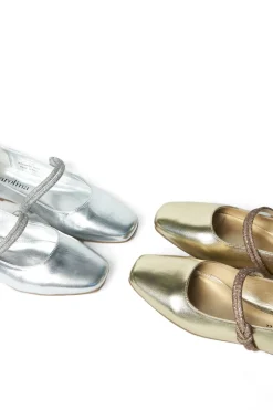 Best Carolina Elara Ballet Flats Silver