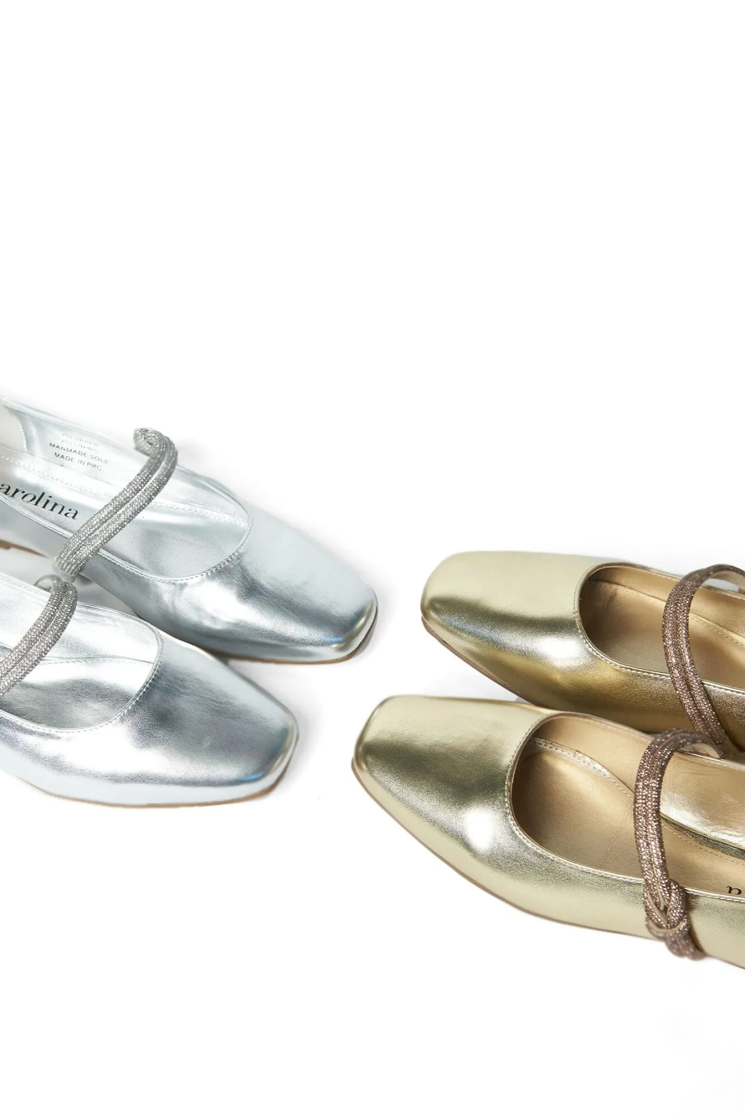 Best Carolina Elara Ballet Flats Silver