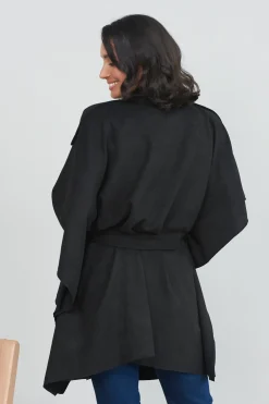 Cheap Carolina Emily Cape Black