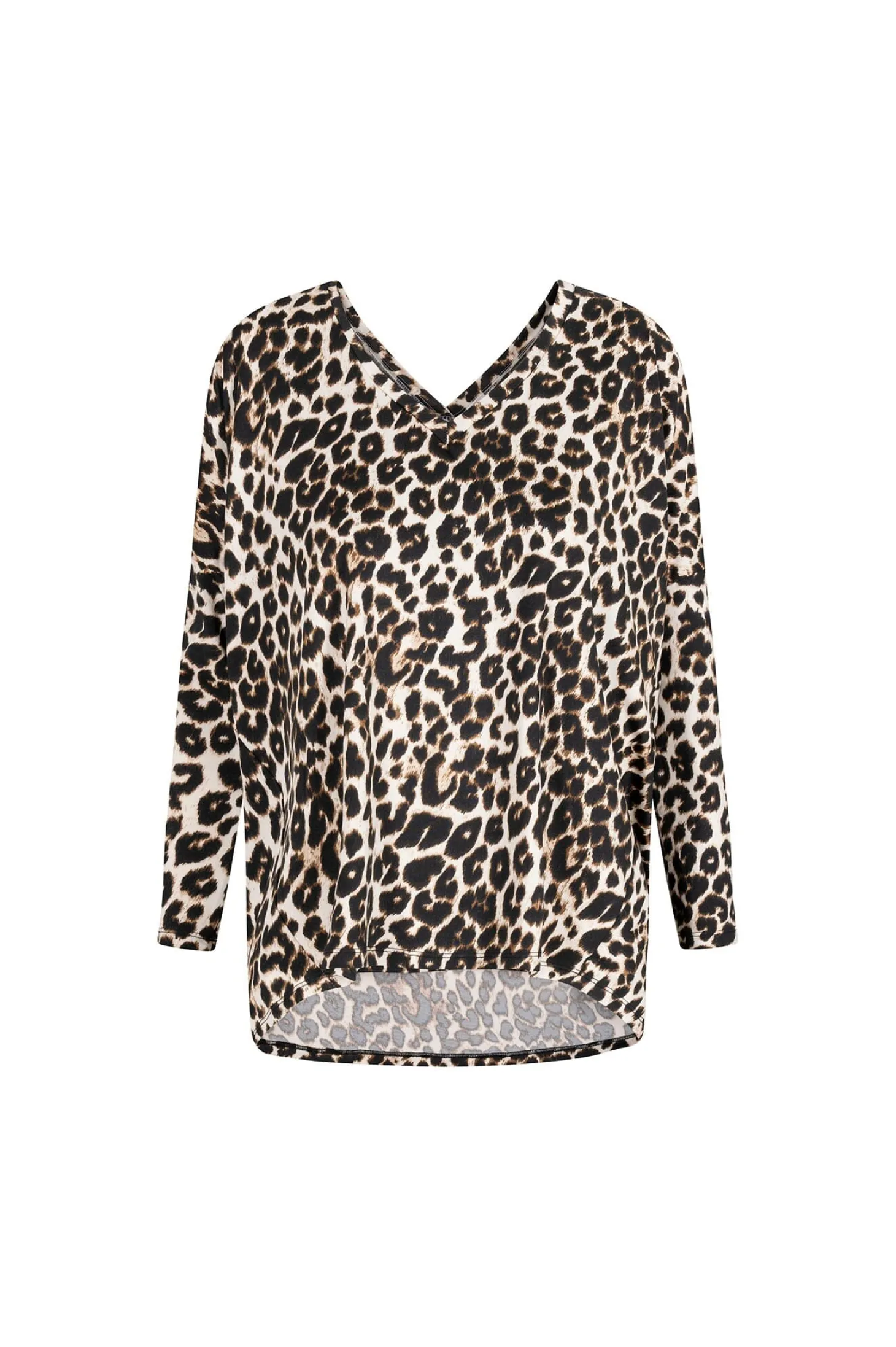 Cheap Carolina Erica Essential Long Sleeve Top Animal Print