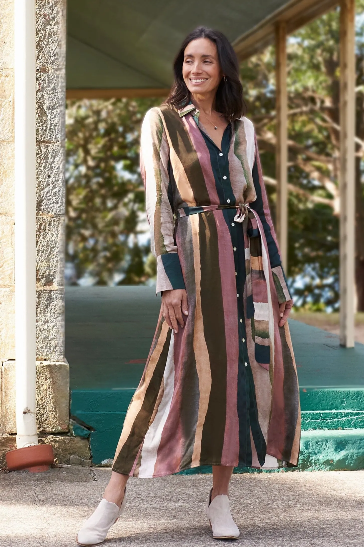 Clearance Carolina Fillippa Long Sleeve Dress