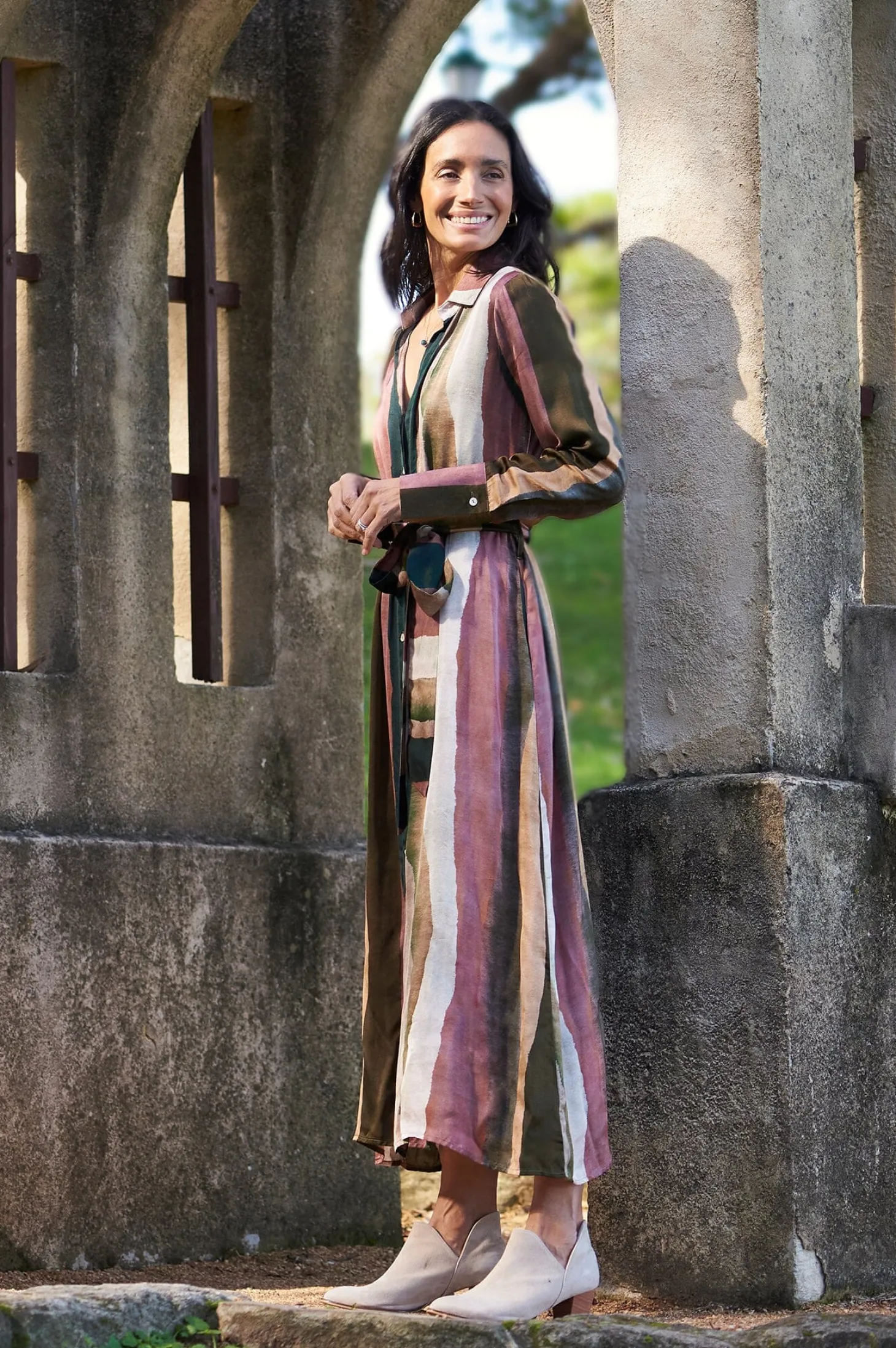 Clearance Carolina Fillippa Long Sleeve Dress