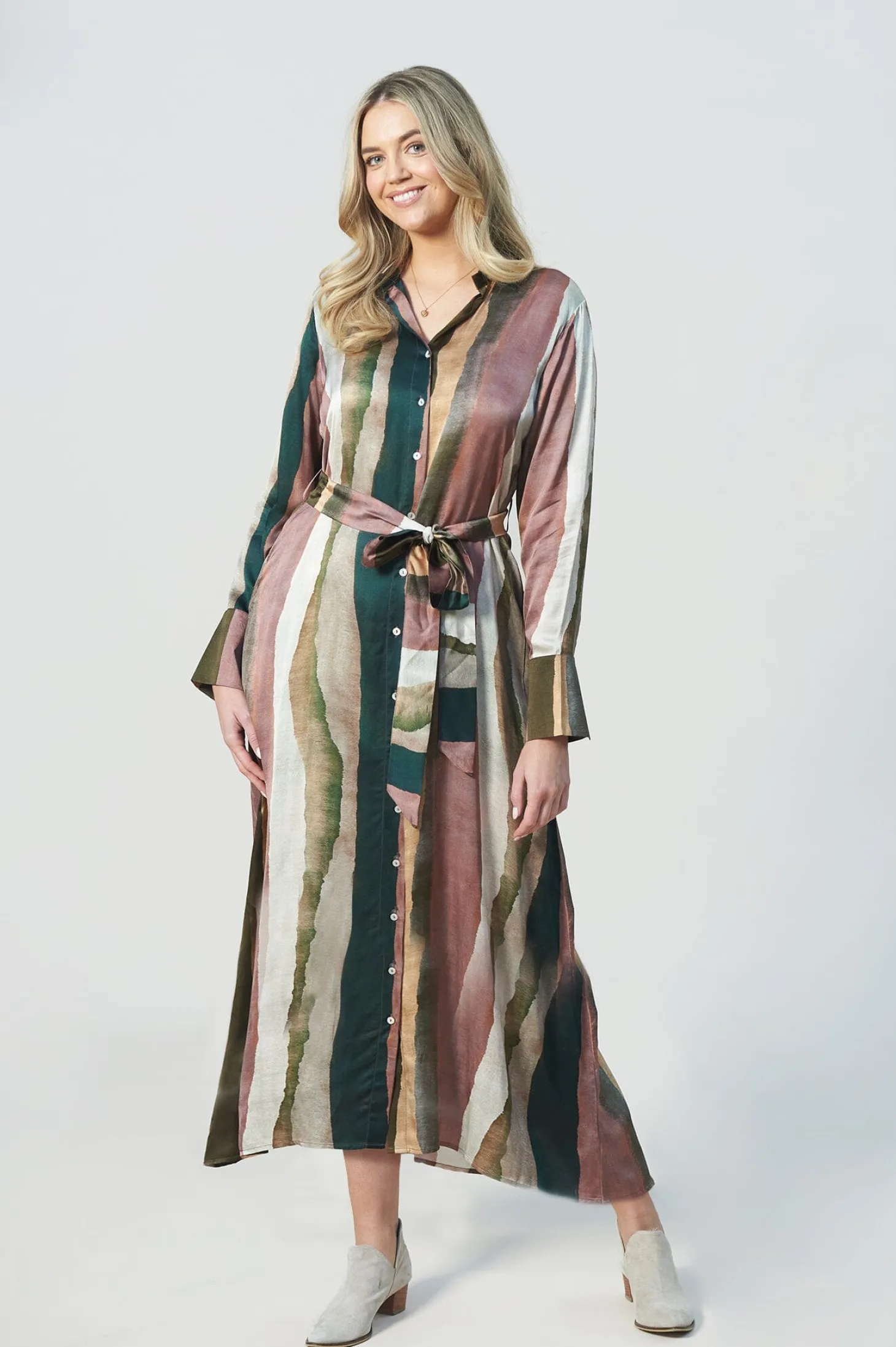 Clearance Carolina Fillippa Long Sleeve Dress