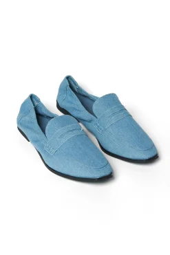 Outlet Carolina Fiora Loafers Denim