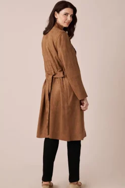Online Carolina Francine Coat Tan